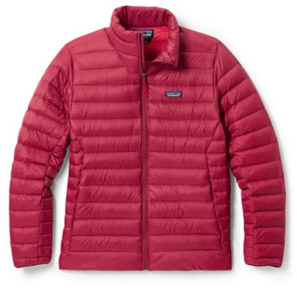 Patagonia Men's XL Down Sweater Puffer Jacket Carmine Red NWT Puff Lightweight - Picture 7 of 12